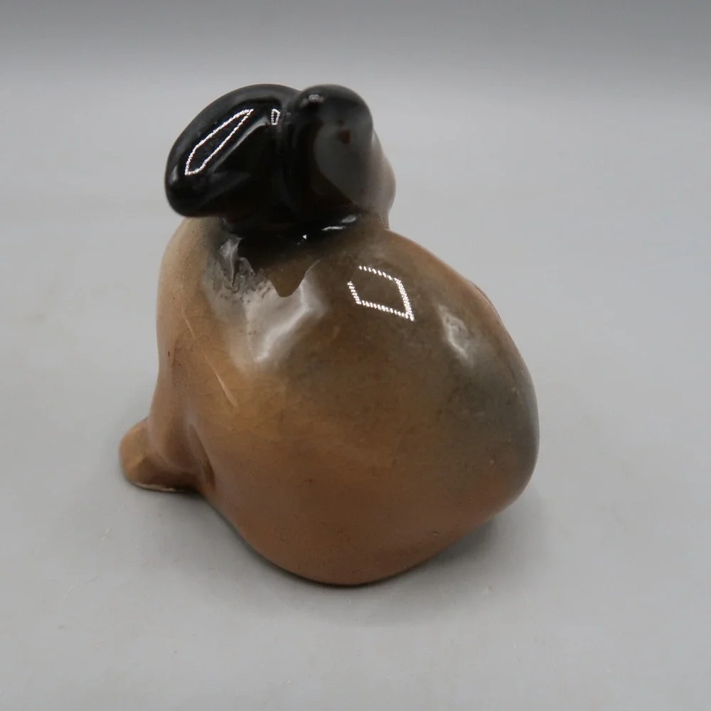Beswick England‎ Brown Bunny Rabbit Miniature Figurine 2 inch